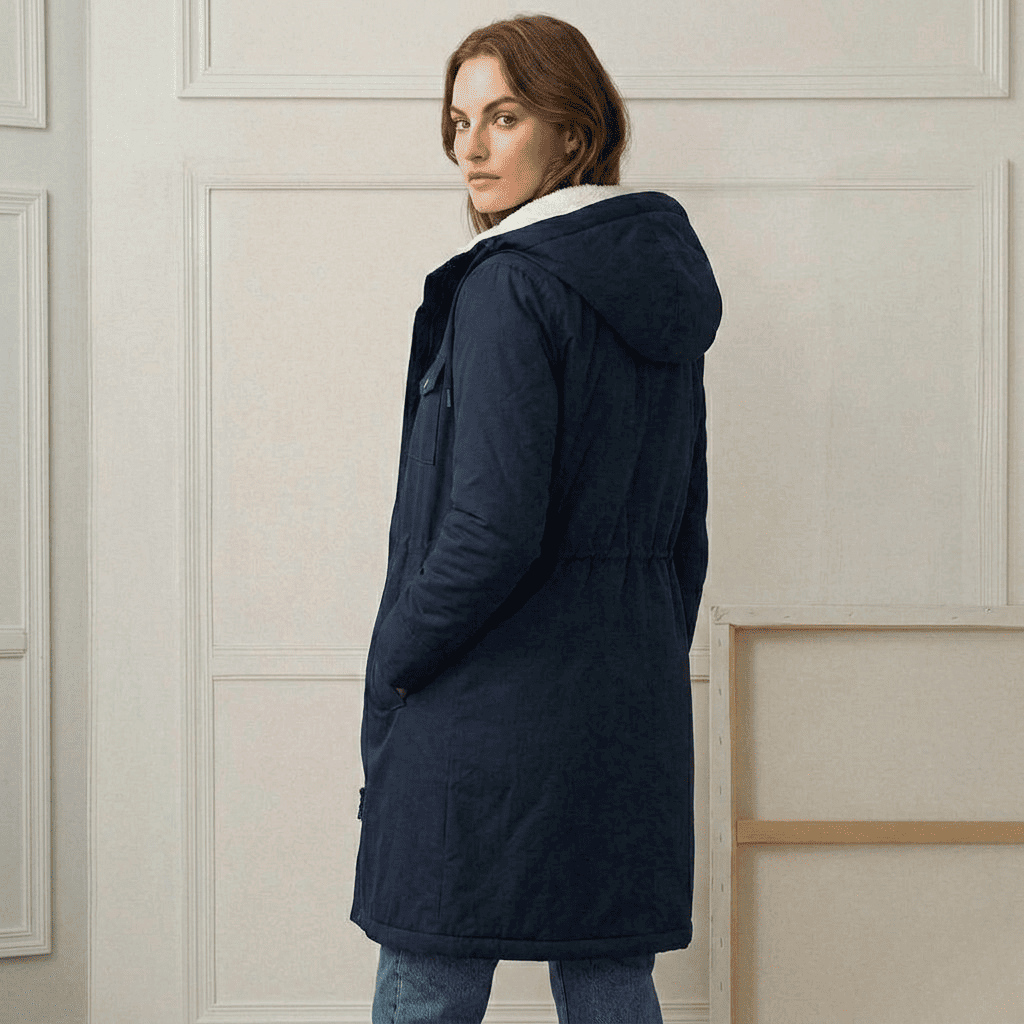 AMÉLIE | Long parka with fleece lining - Liora Melbourne