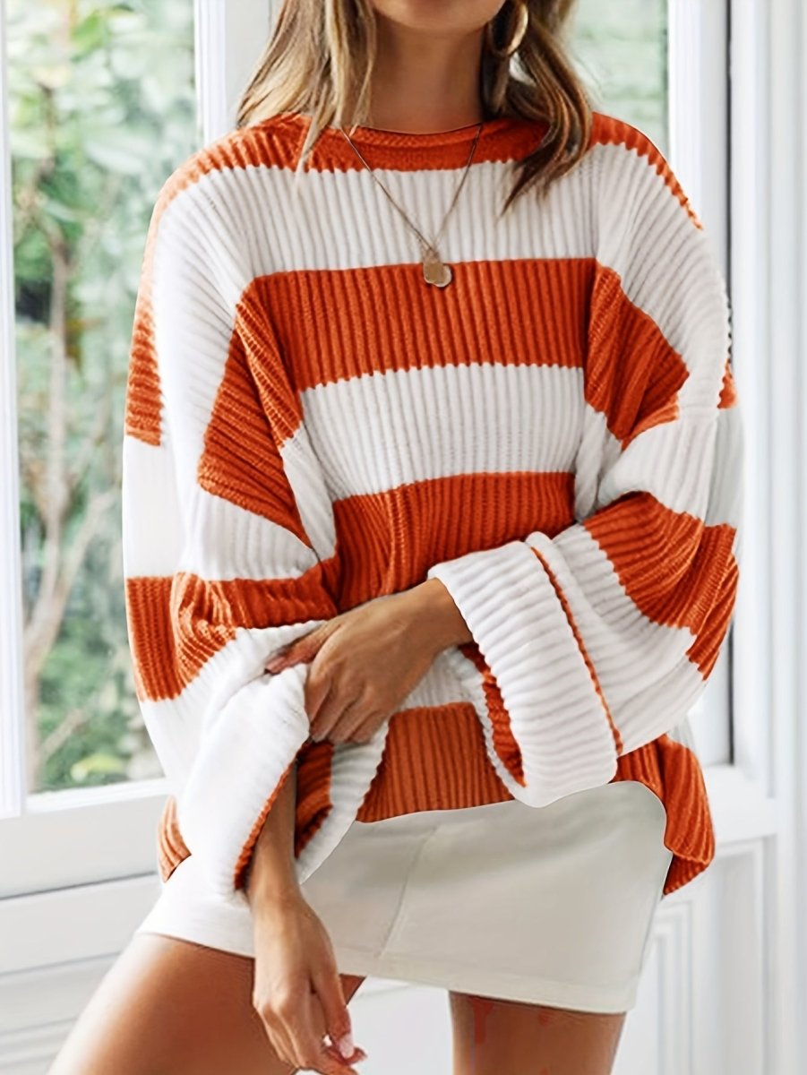 LARA | Jumper with stripe detail - Liora Melbourne