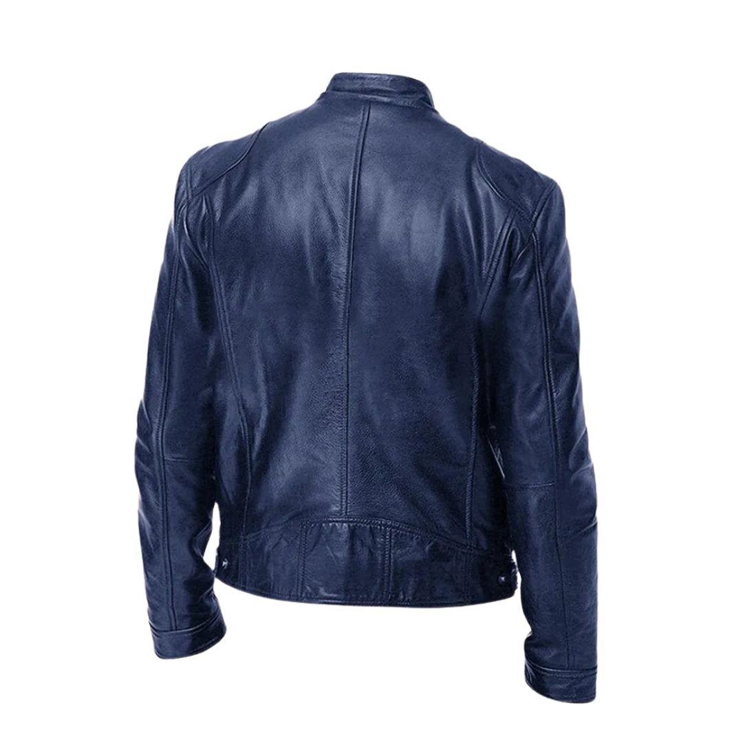 LUCA | Leather jacket with casual fit - Liora Melbourne