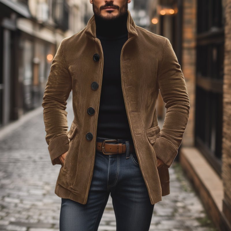 NOAH | Jacket with stand collar - Liora Melbourne