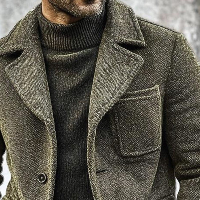 DYLAN | Canvas jacket with single-breasted closure - Liora Melbourne