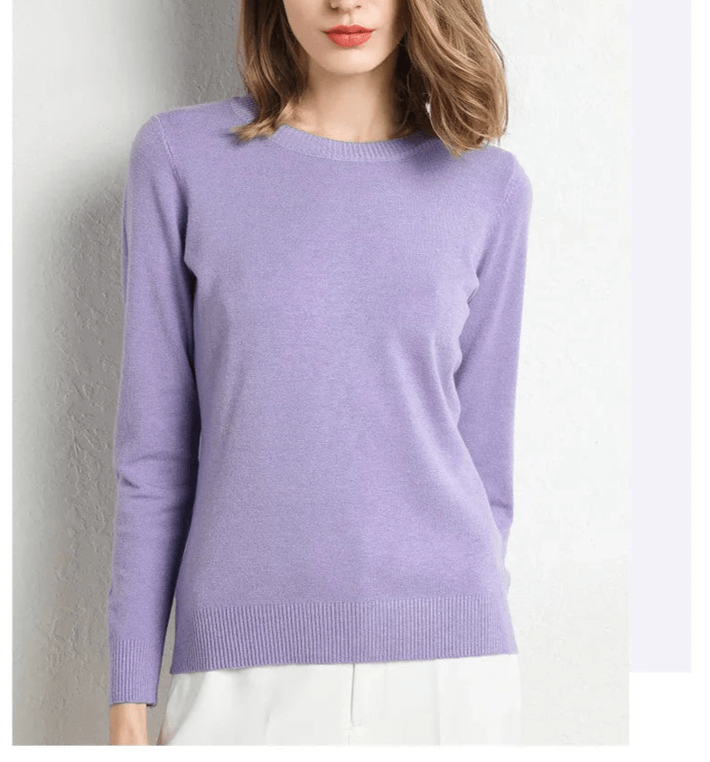 IMOGEN | Fine-knit wool jumper - Liora Melbourne