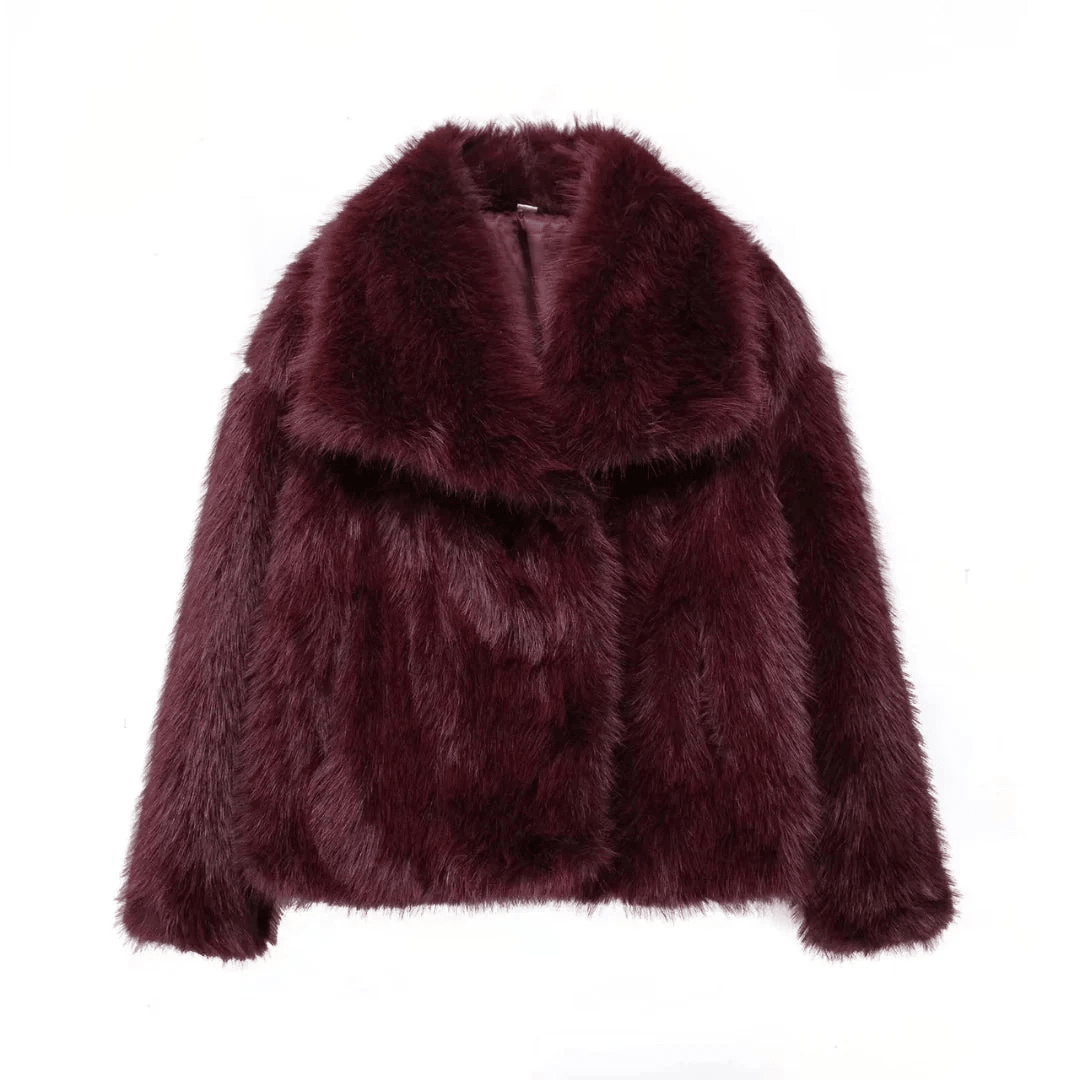 FREYA | Faux fur coat with hood - Liora Melbourne