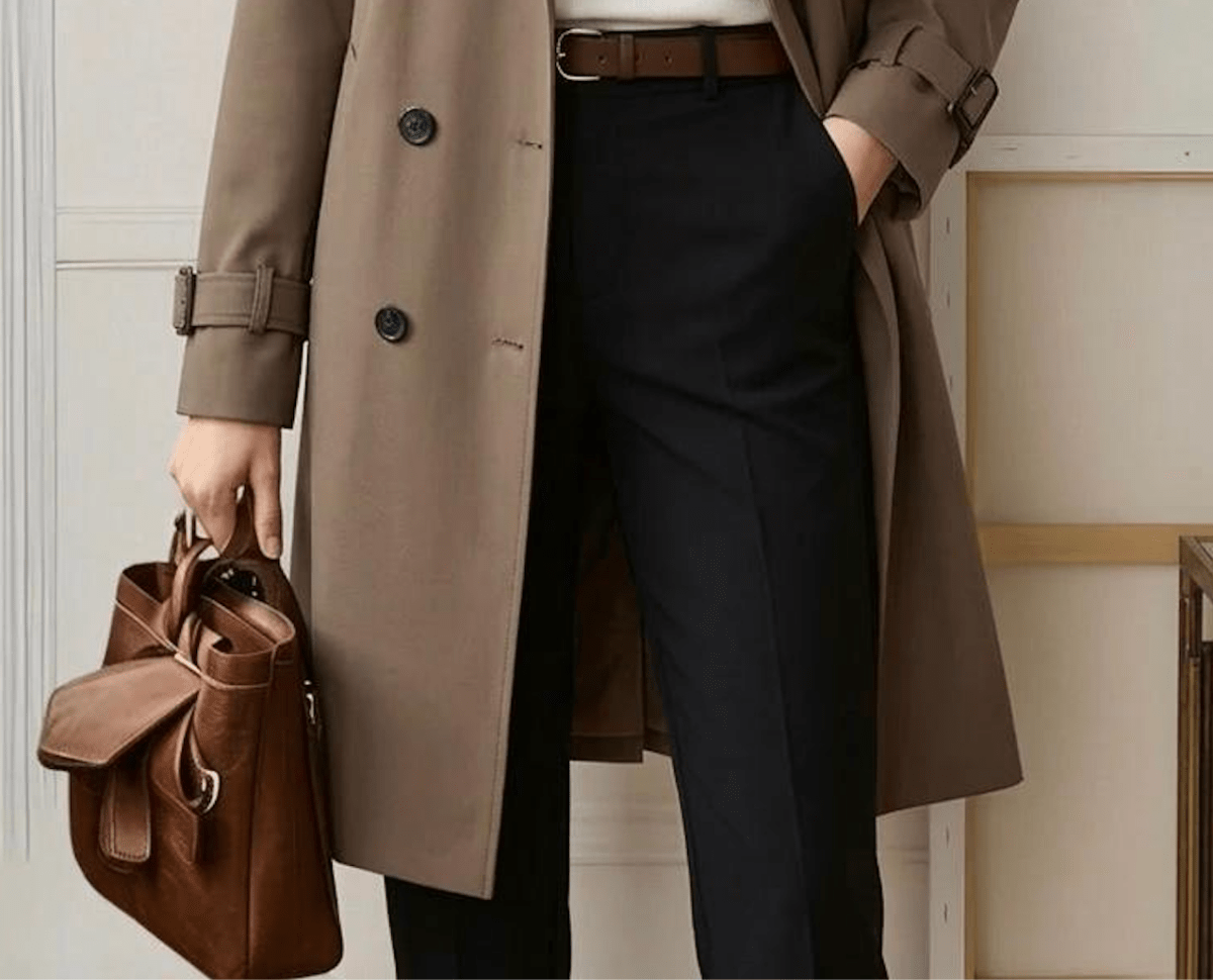KATE | Trench coat with relaxed silhouette - Liora Melbourne