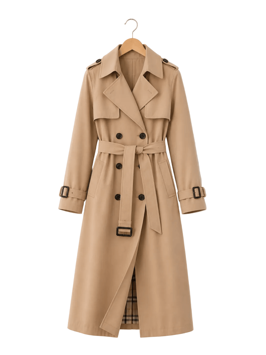HARPER | Trench coat with structured cut - Liora Melbourne