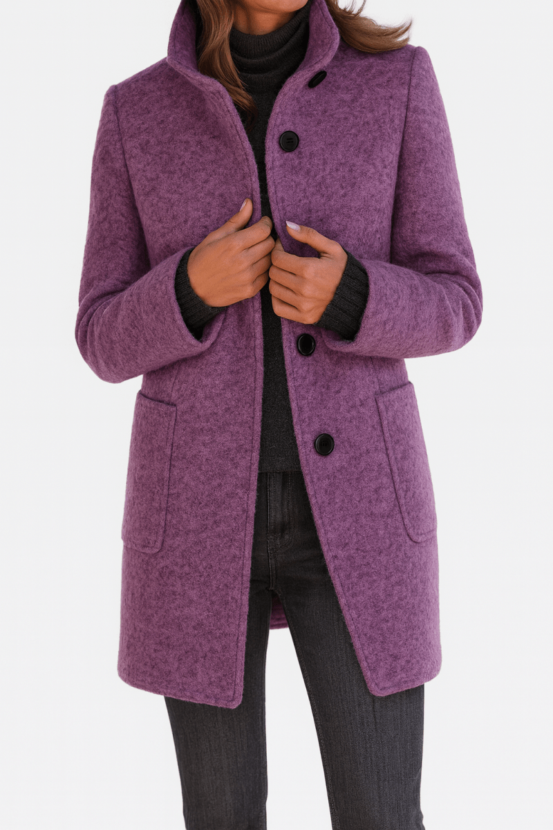 HARPER | Women's coat with high collar - Liora Melbourne