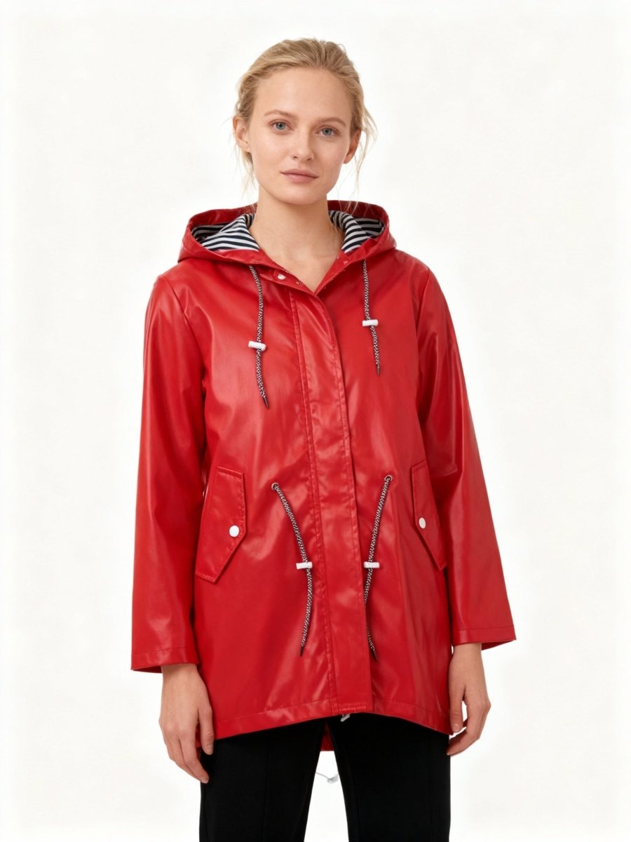 HARPER | Waterproof mac with hood - Liora Melbourne