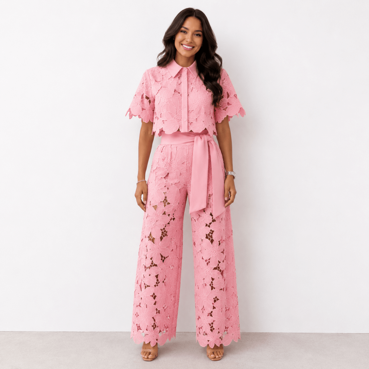 DIVINA | Set with wide-leg trousers - Liora Melbourne