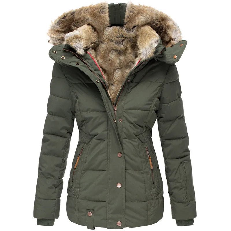 SUZIE | Winter coat with fur lining - Liora Melbourne