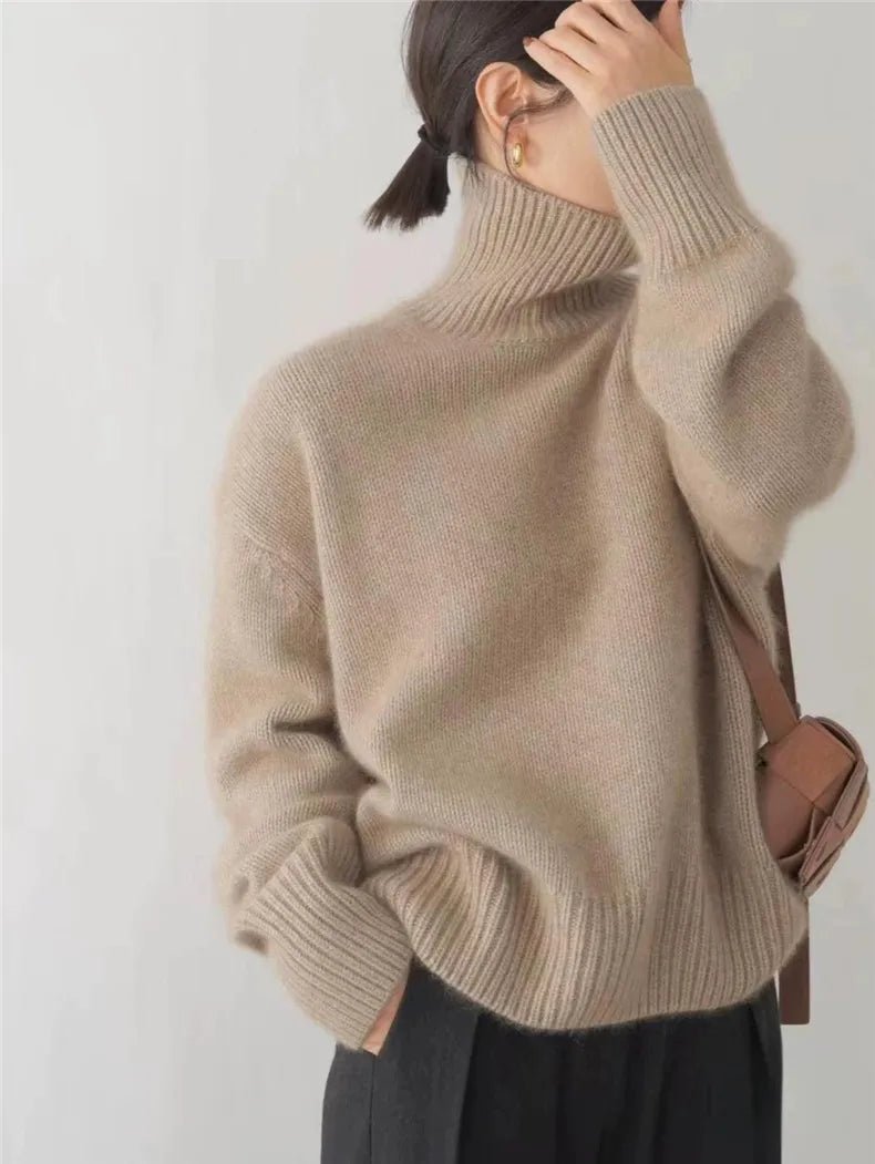 CASEY | Polo neck jumper in cashmere - Liora Melbourne