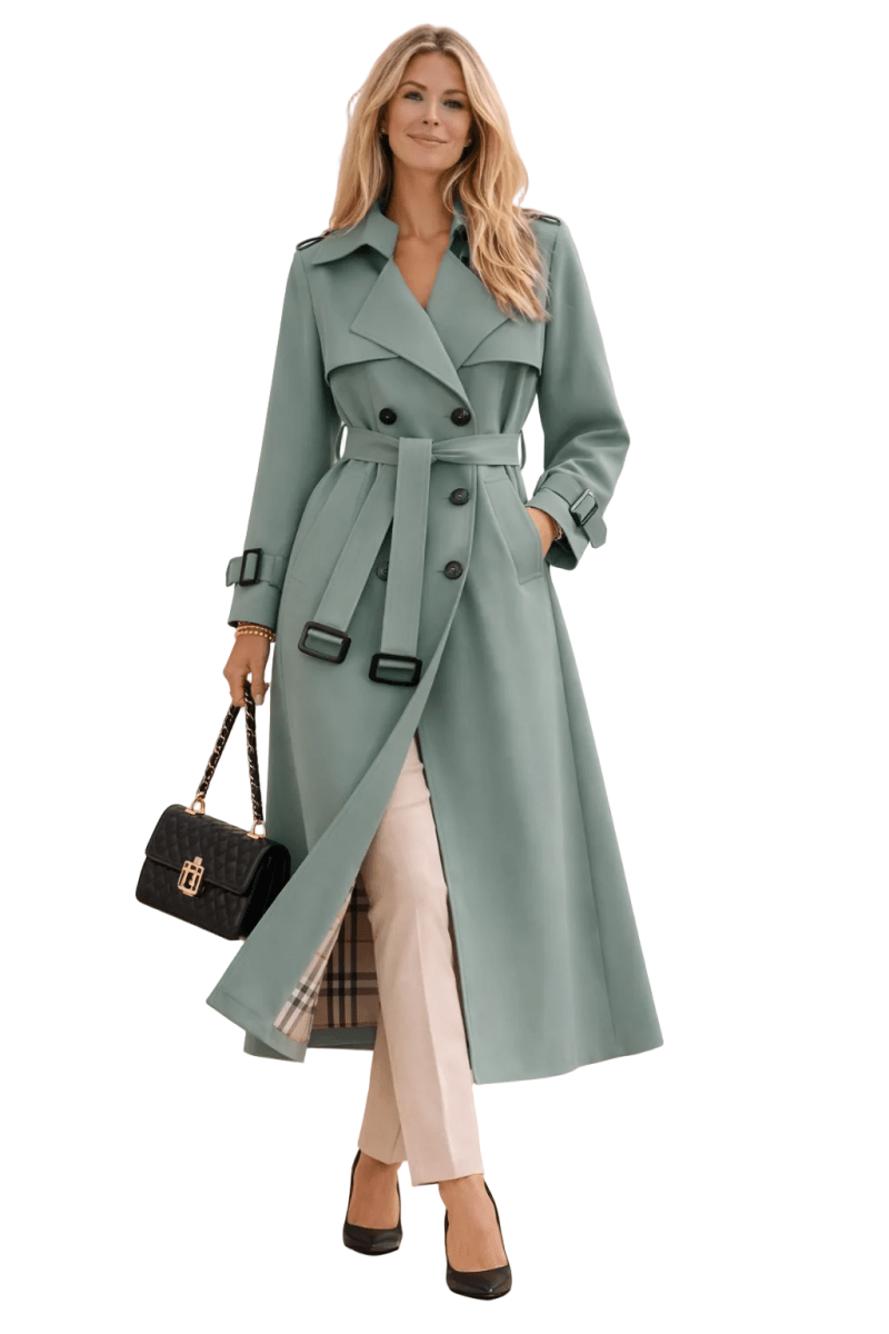 HARPER | Trench coat with structured cut - Liora Melbourne