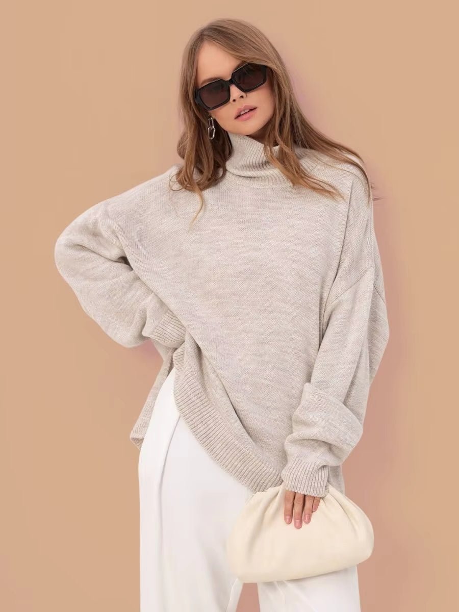 BROOKE | Oversized jumper with side splits - Liora Melbourne