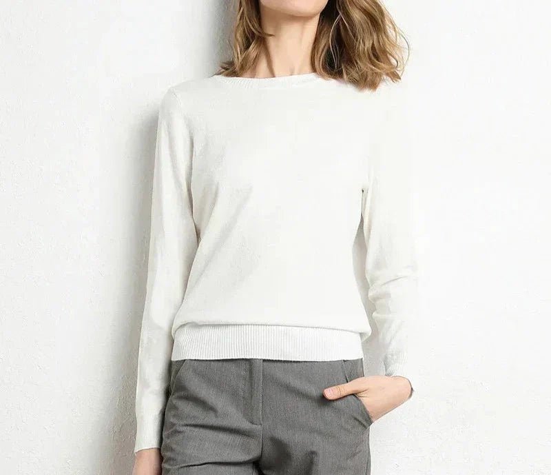 IMOGEN | Fine-knit wool jumper - Liora Melbourne