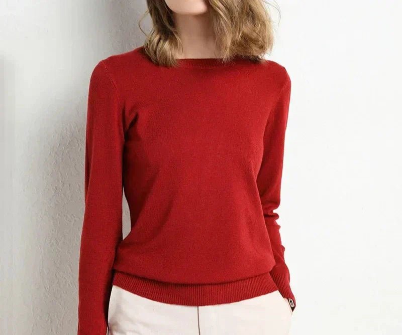 IMOGEN | Fine-knit wool jumper - Liora Melbourne