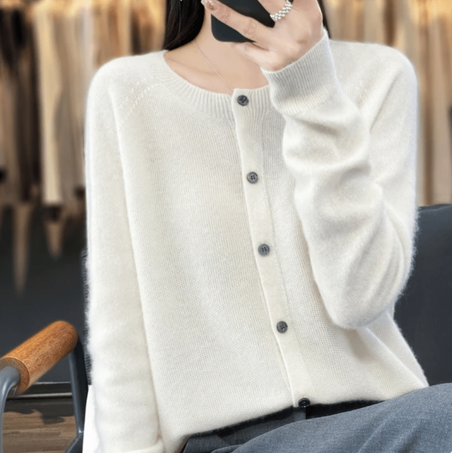 ISLA | Cardigan with button detail - Liora Melbourne