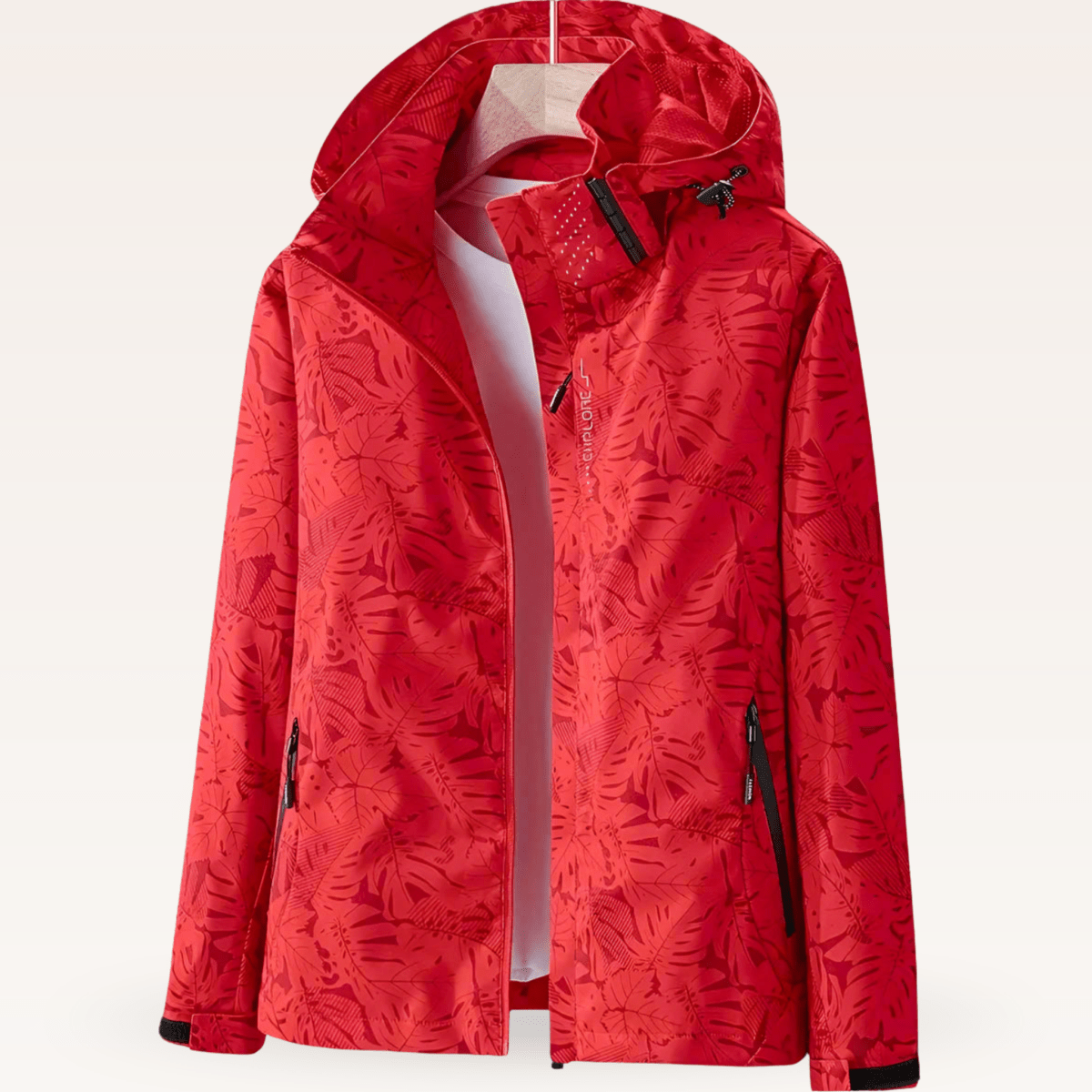 ISLA | Waterproof summer jacket with leaf print - Liora Melbourne