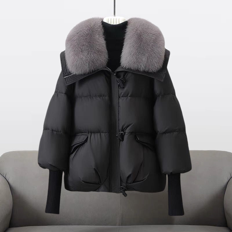 HARPER | Down jacket with fur collar - Liora Melbourne