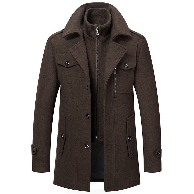 FREYA | Winter coat with button closure - Liora Melbourne