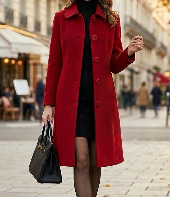 HELENA | Coat with structured silhouette - Liora Melbourne