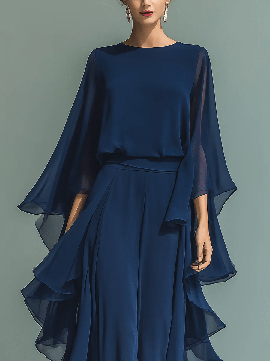 MICHAELA | Set with flared sleeves - Liora Melbourne