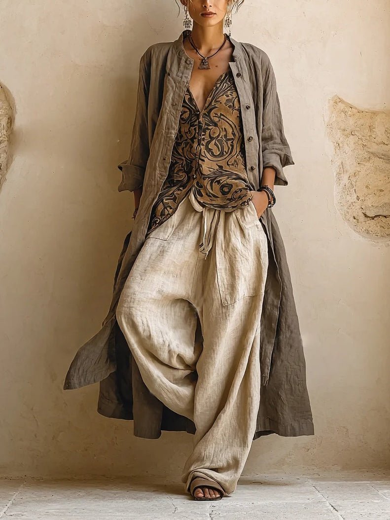 ISLA | Set with wide-leg pants - Liora Melbourne