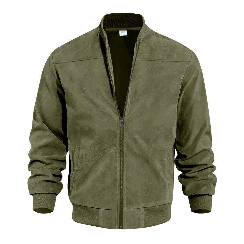 AARON | Bomber jacket with ribbed trim - Liora Melbourne