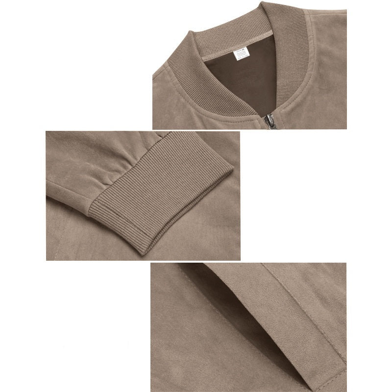 BLAKE | Bomber jacket with ribbed trim - Liora Melbourne