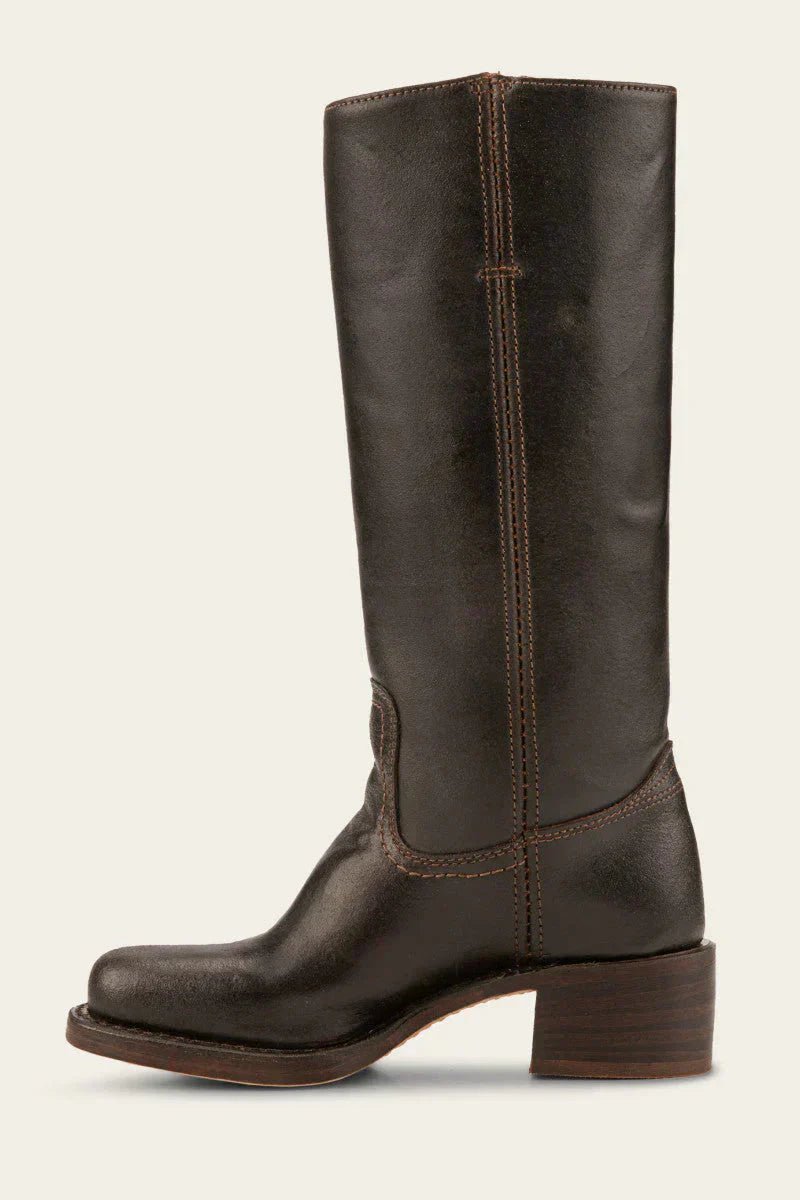 JANE | Western boots with stacked block heel - Liora Melbourne