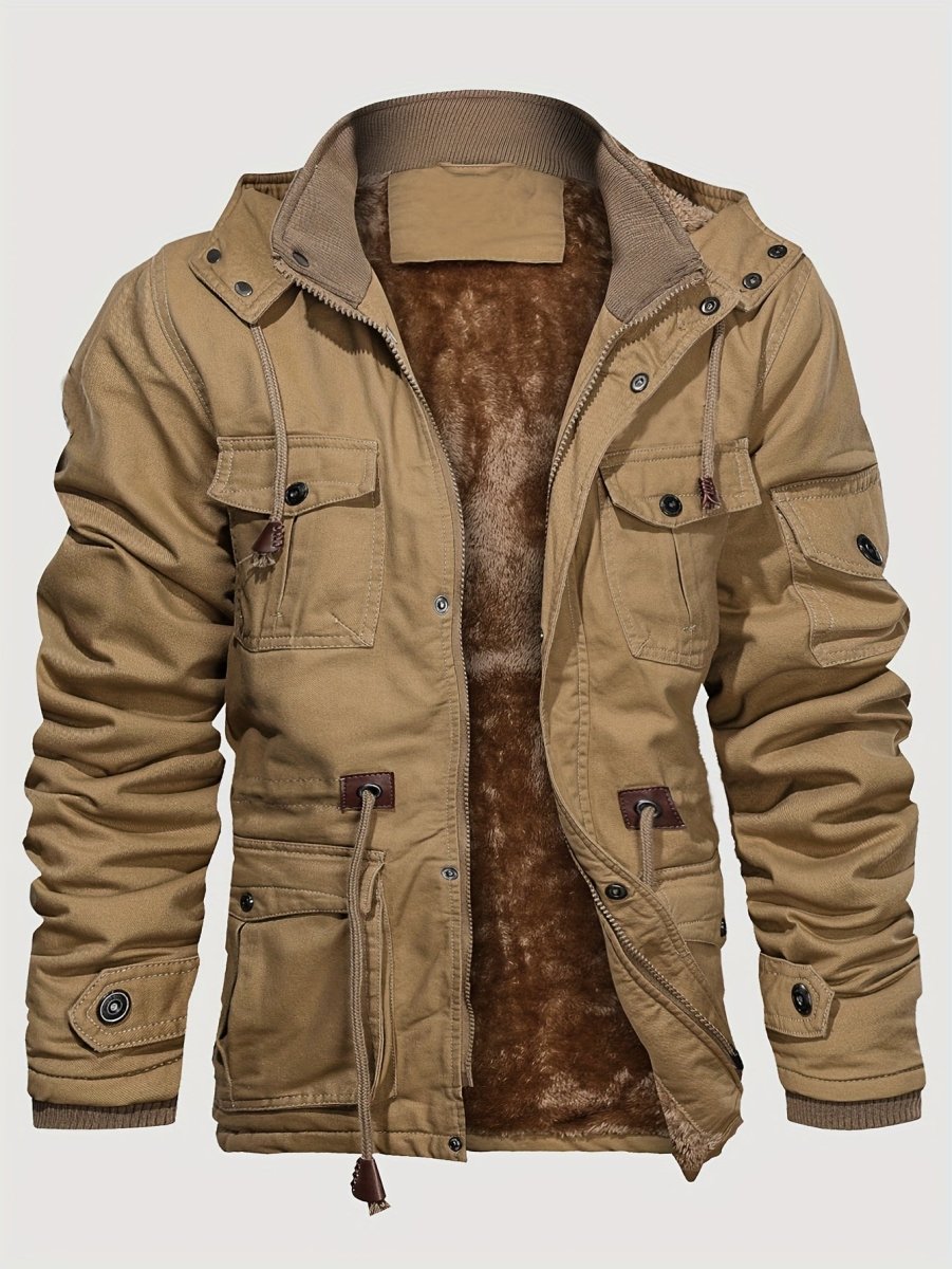 EVAN | Long men's coat with hood - Liora Melbourne