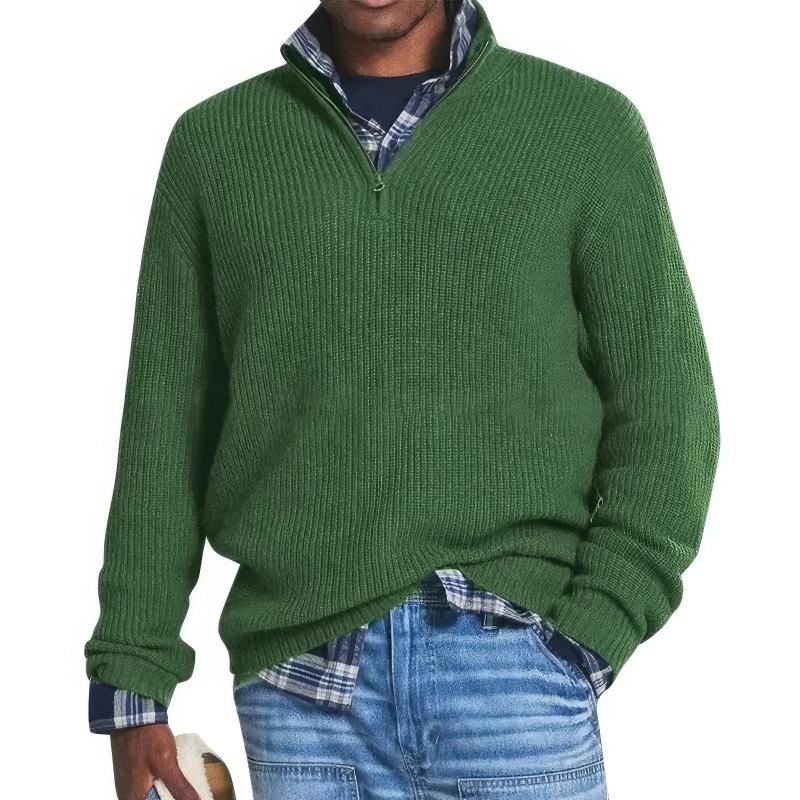 JAMES | Knitted jumper with zip - Liora Melbourne
