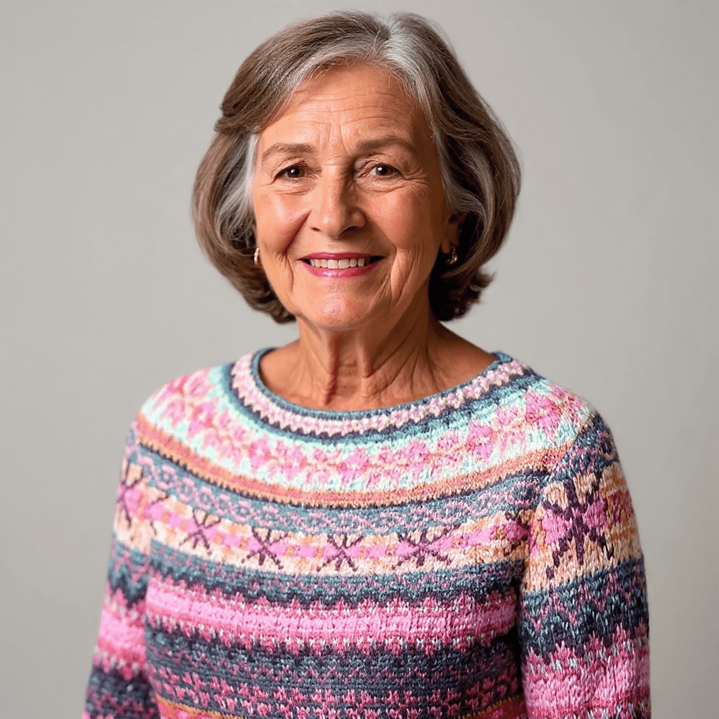MADISON | Icelandic jumper with patterned knit - Liora Melbourne