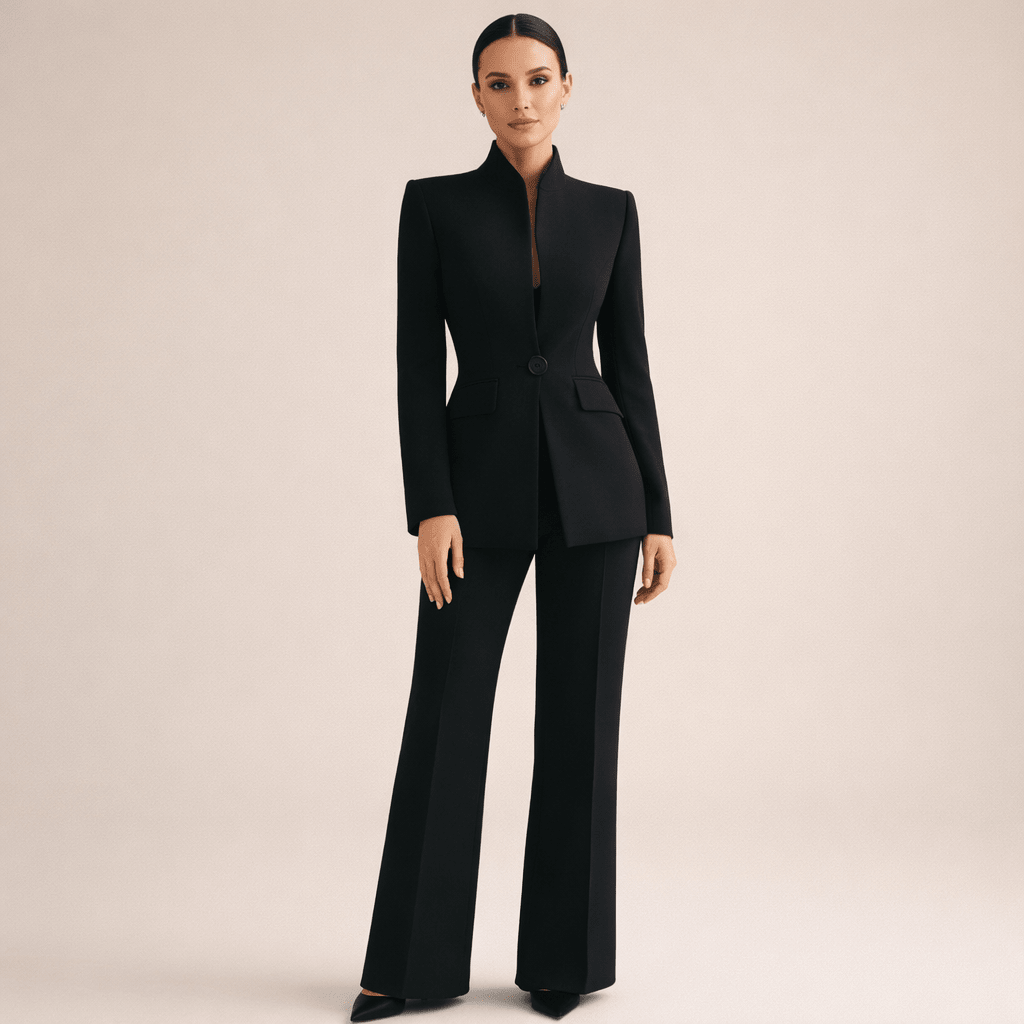 OLIVIA | Suit set with straight-leg trousers - Liora Melbourne