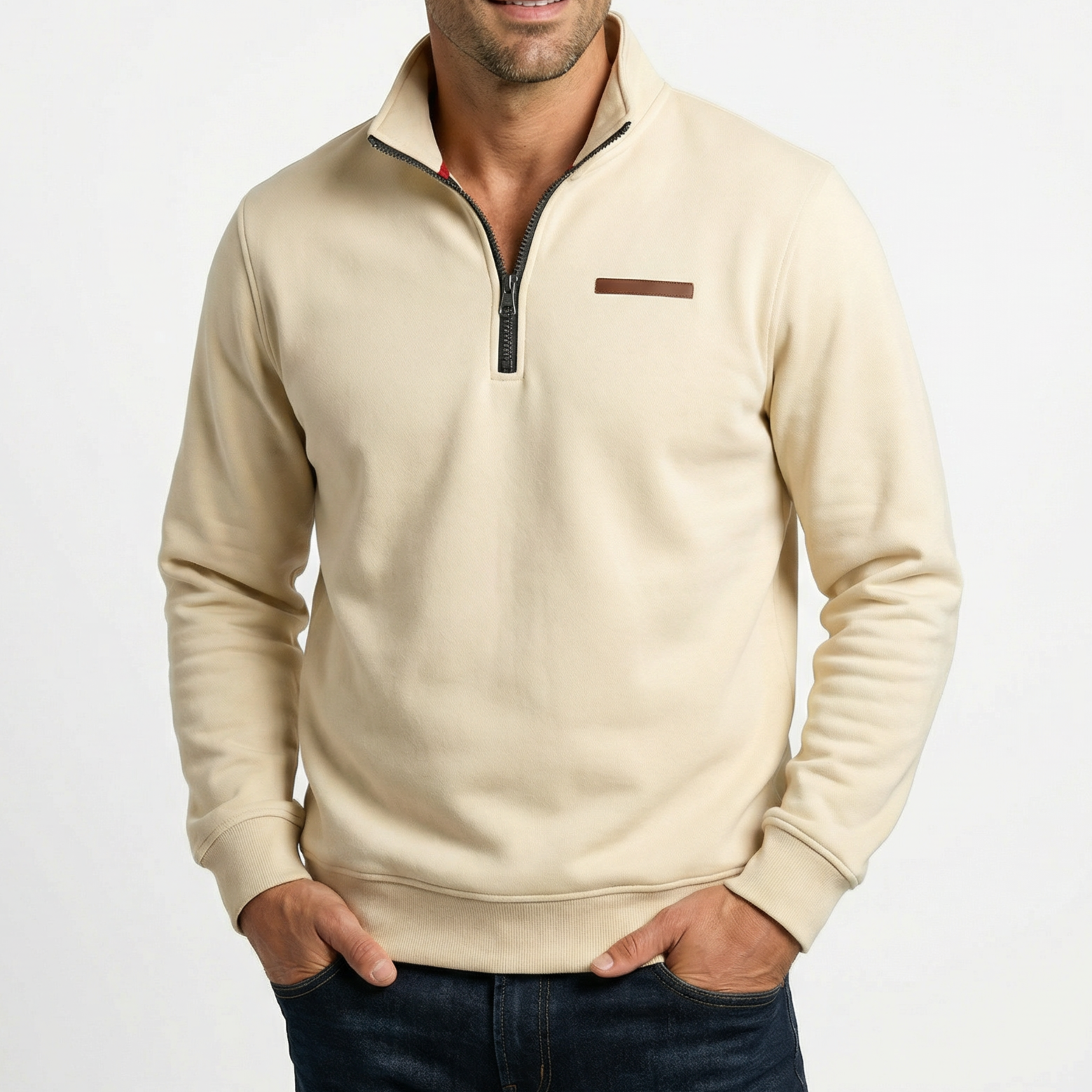 LENNOX | Fleece sweatshirt with soft lining