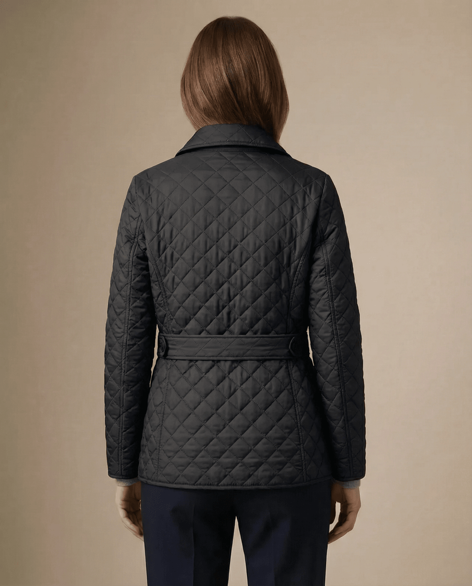 GRACE | Quilted jacket with button-up front - Liora Melbourne