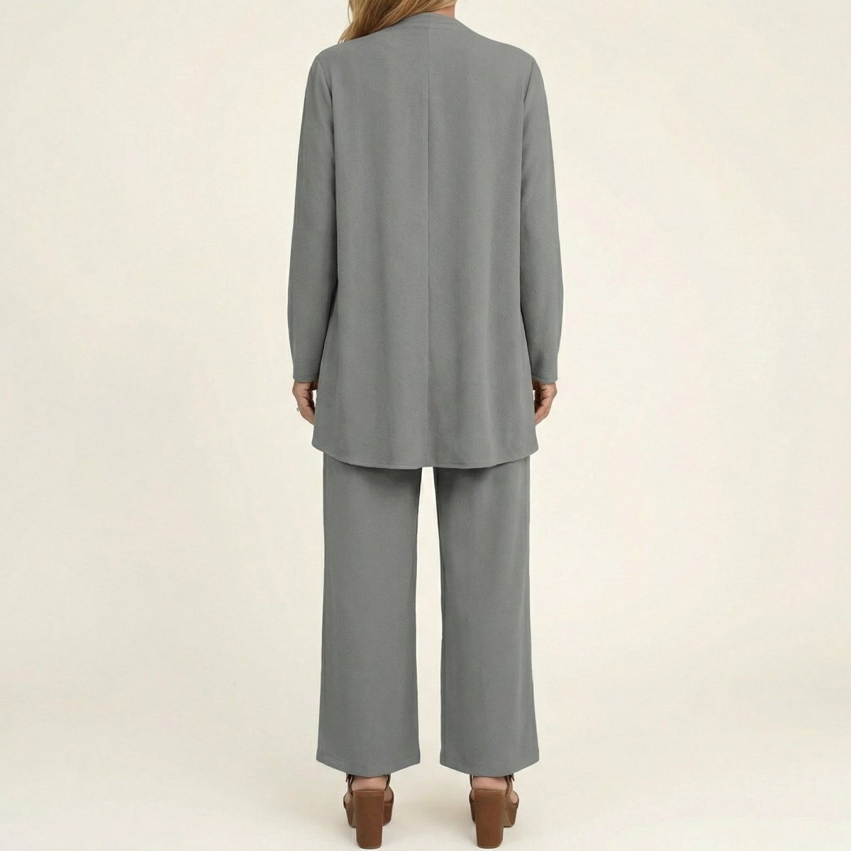 VIVIENNE | Three-piece set with wide-leg trousers - Liora Melbourne