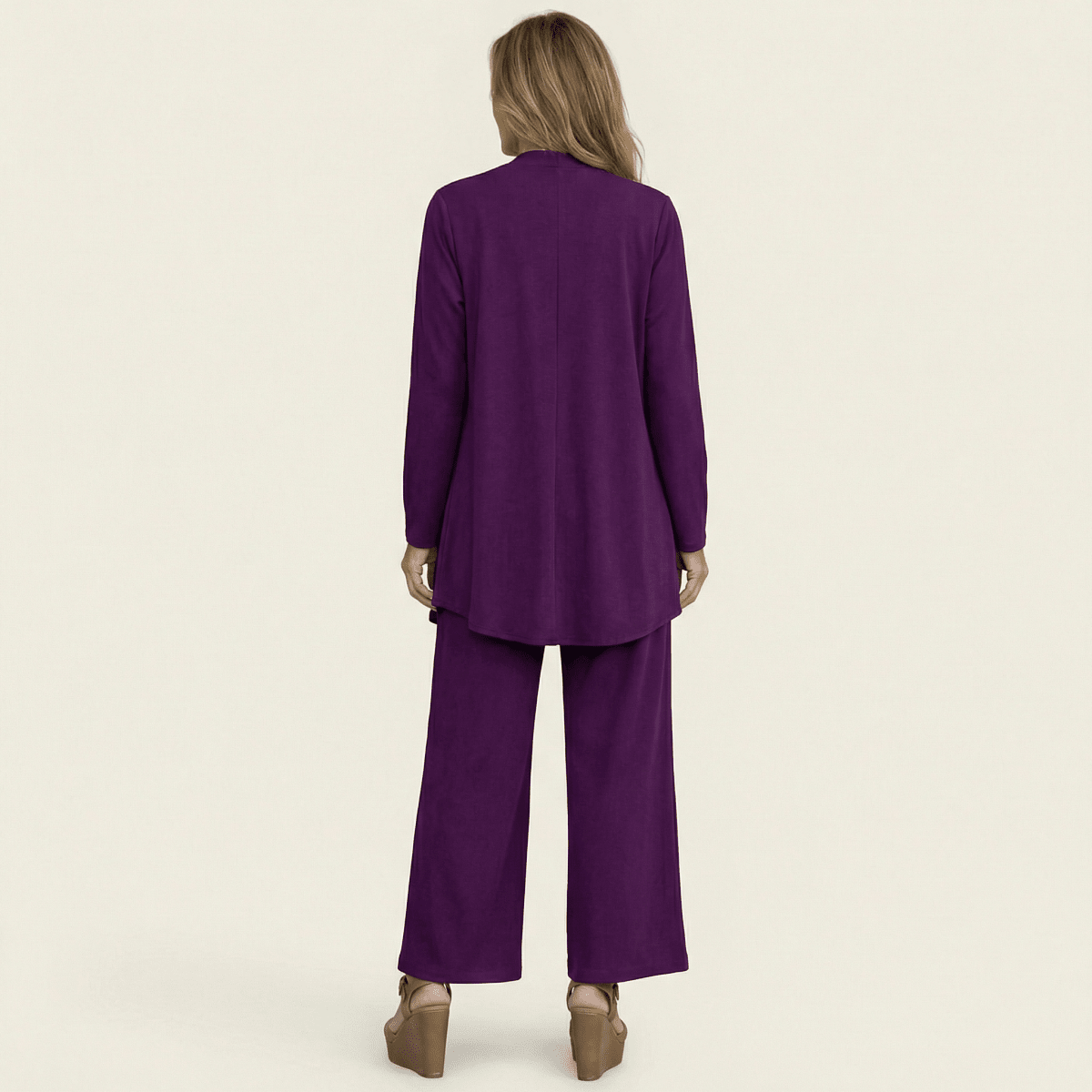 VIVIENNE | Three-piece set with wide-leg trousers - Liora Melbourne