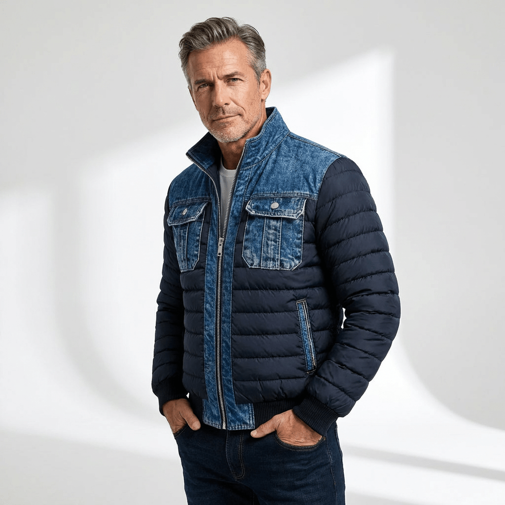 BLAKE | Denim jacket with quilted lining - Liora Melbourne