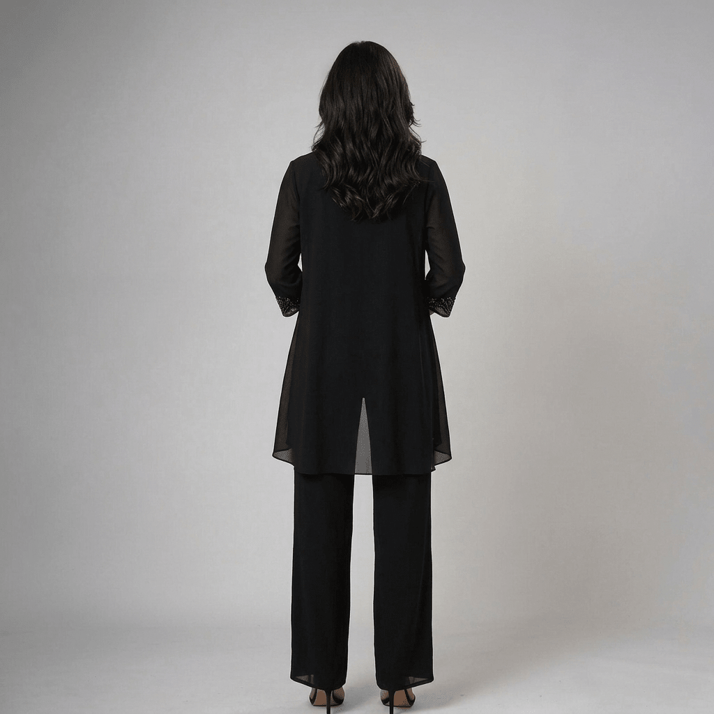 IVA | Three-piece set with wide-leg trousers - Liora Melbourne