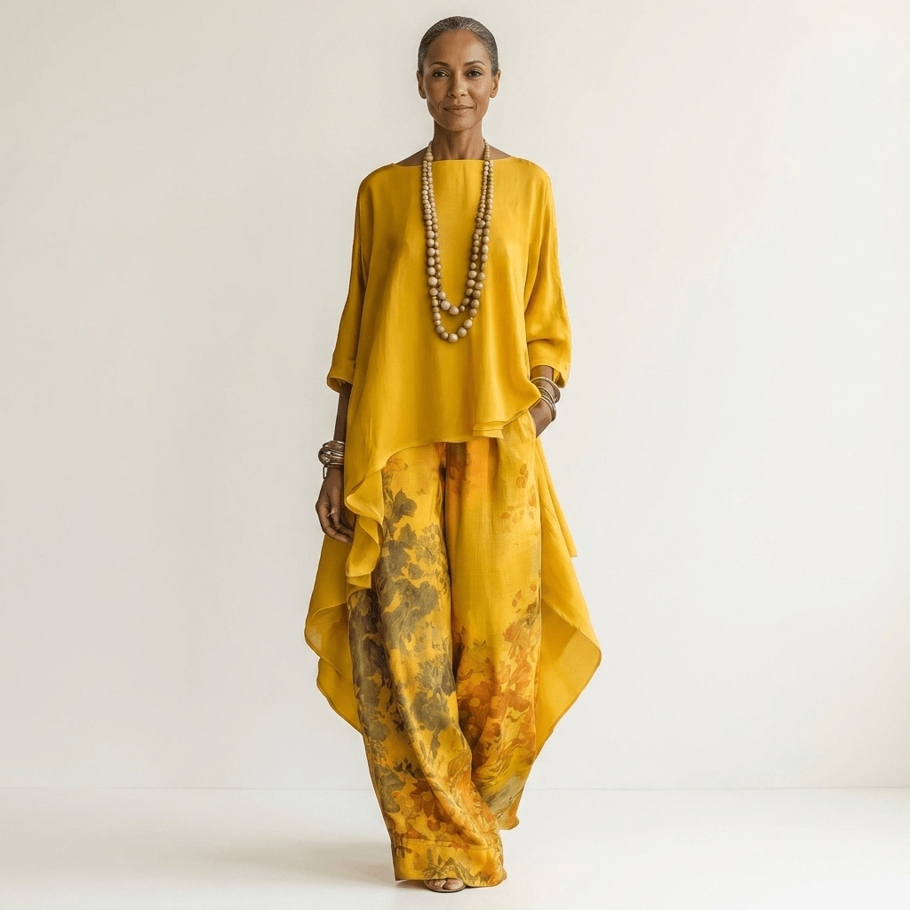 CARIOLA | Set with printed pants - Liora Melbourne