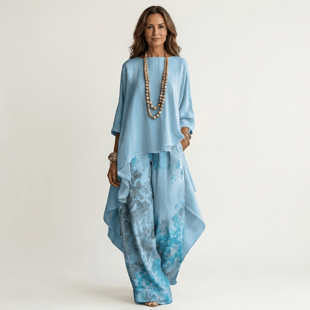 CARIOLA | Set with printed pants - Liora Melbourne
