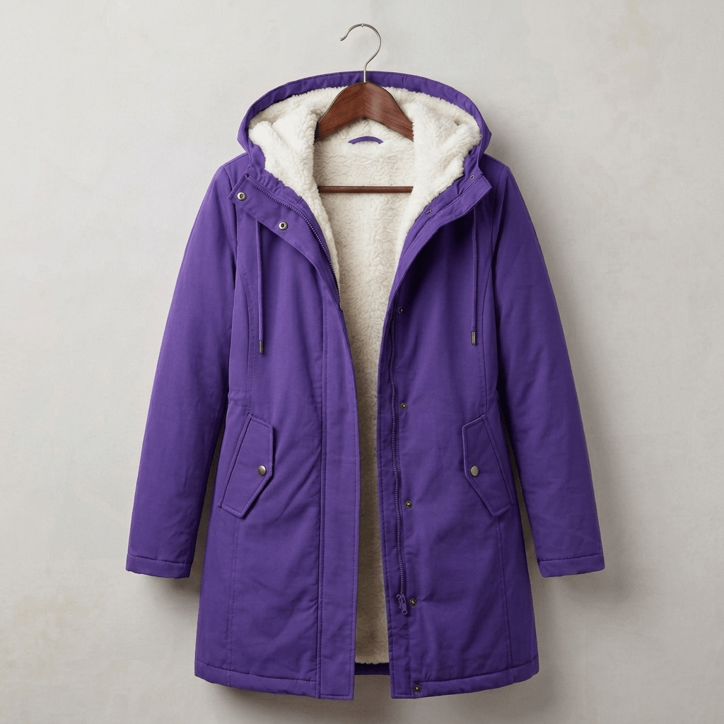 AMÉLIE | Long parka with fleece lining - Liora Melbourne