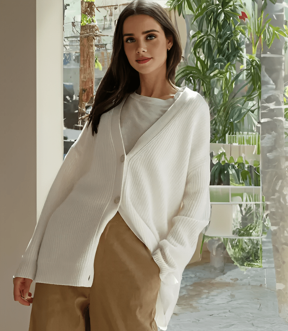 SIENNA | Cardigan with button closure - Liora Melbourne