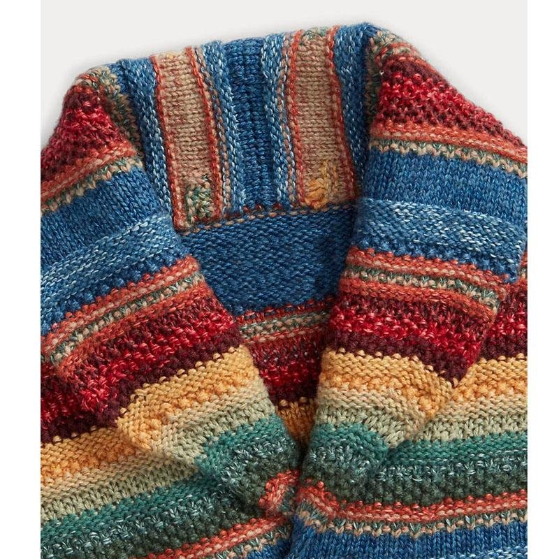 ORION | Cardigan with rainbow colourblock - Liora Melbourne