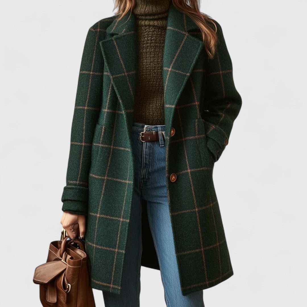 HARPER | Jacket with check pattern - Liora Melbourne