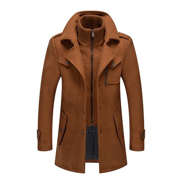 GEORGE | Coat with double collar - Liora Melbourne