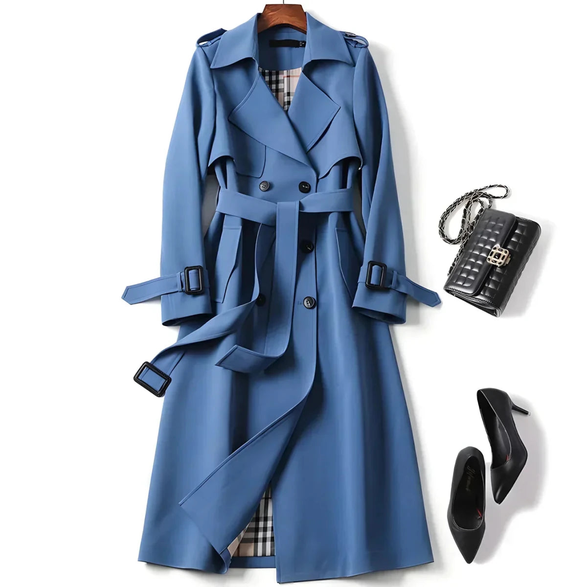 HARPER | Trench coat with structured cut - Liora Melbourne