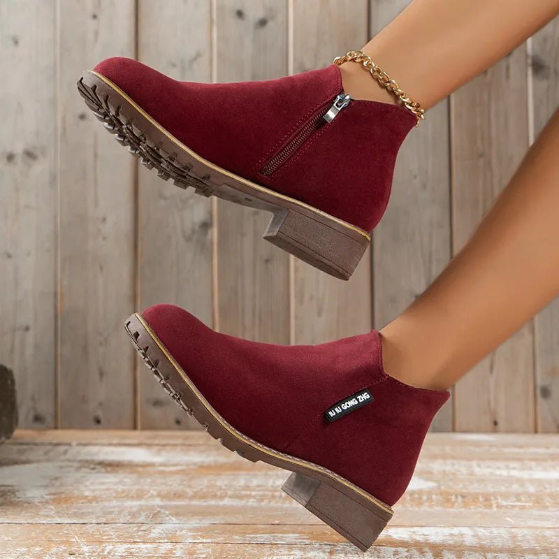 MARY | Ankle boots with thick sole - Liora Melbourne
