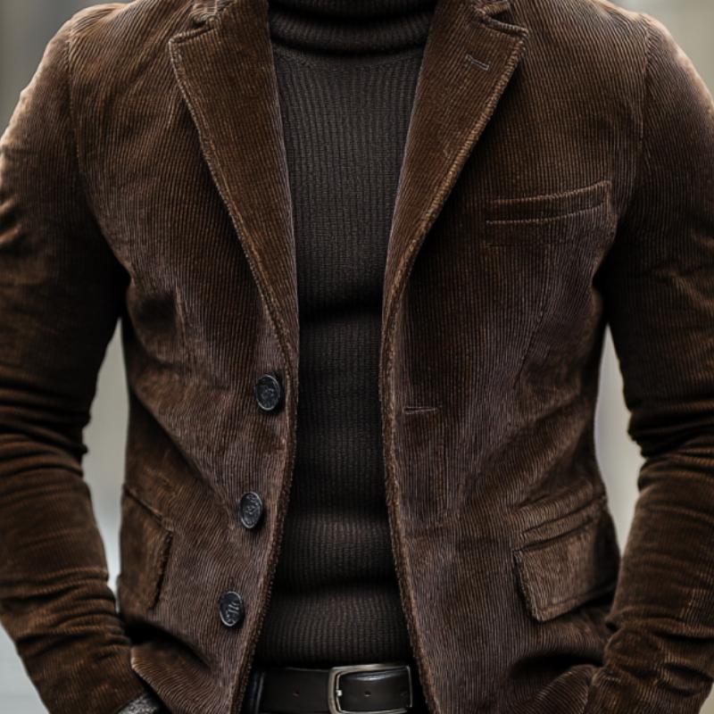 OLIVER | Blazer with corduroy texture - Liora Melbourne