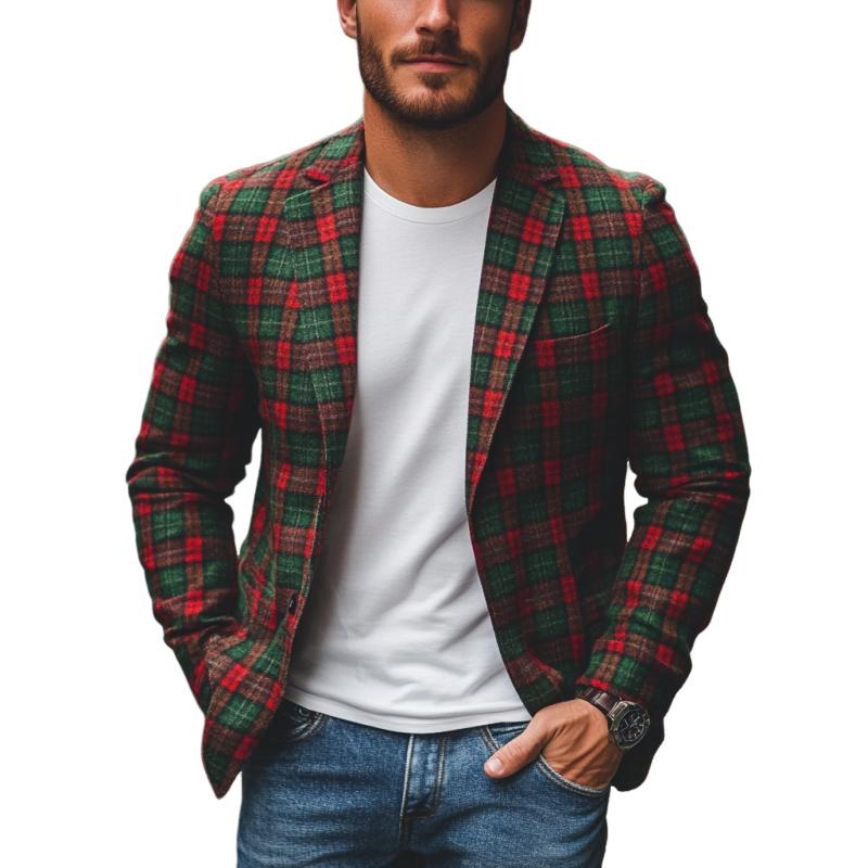 NOEL | Blazer with Christmas plaid - Liora Melbourne