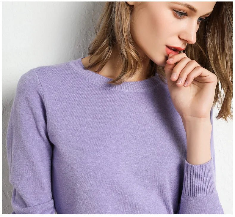 IMOGEN | Fine-knit wool jumper - Liora Melbourne